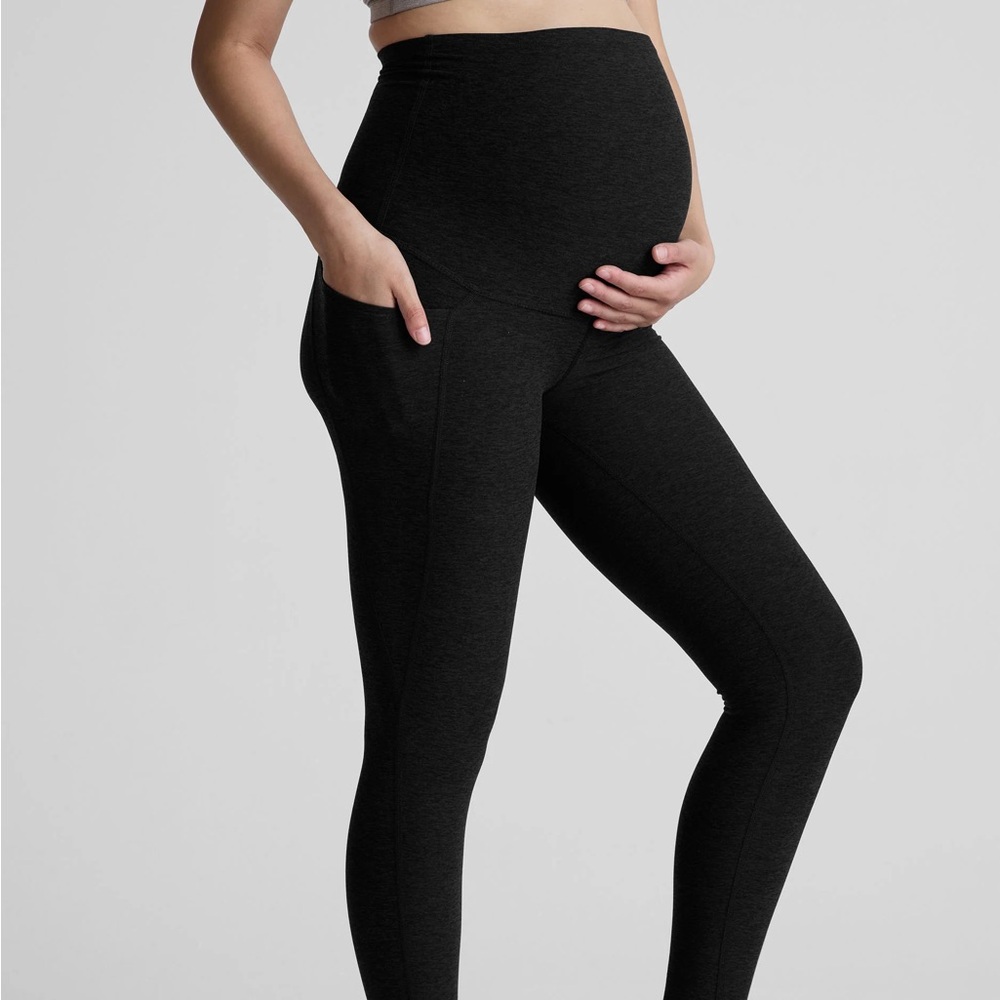 Women's Black Maternity Leggings